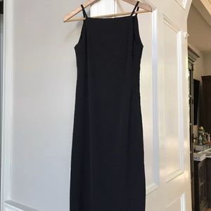 XS black sleek dress